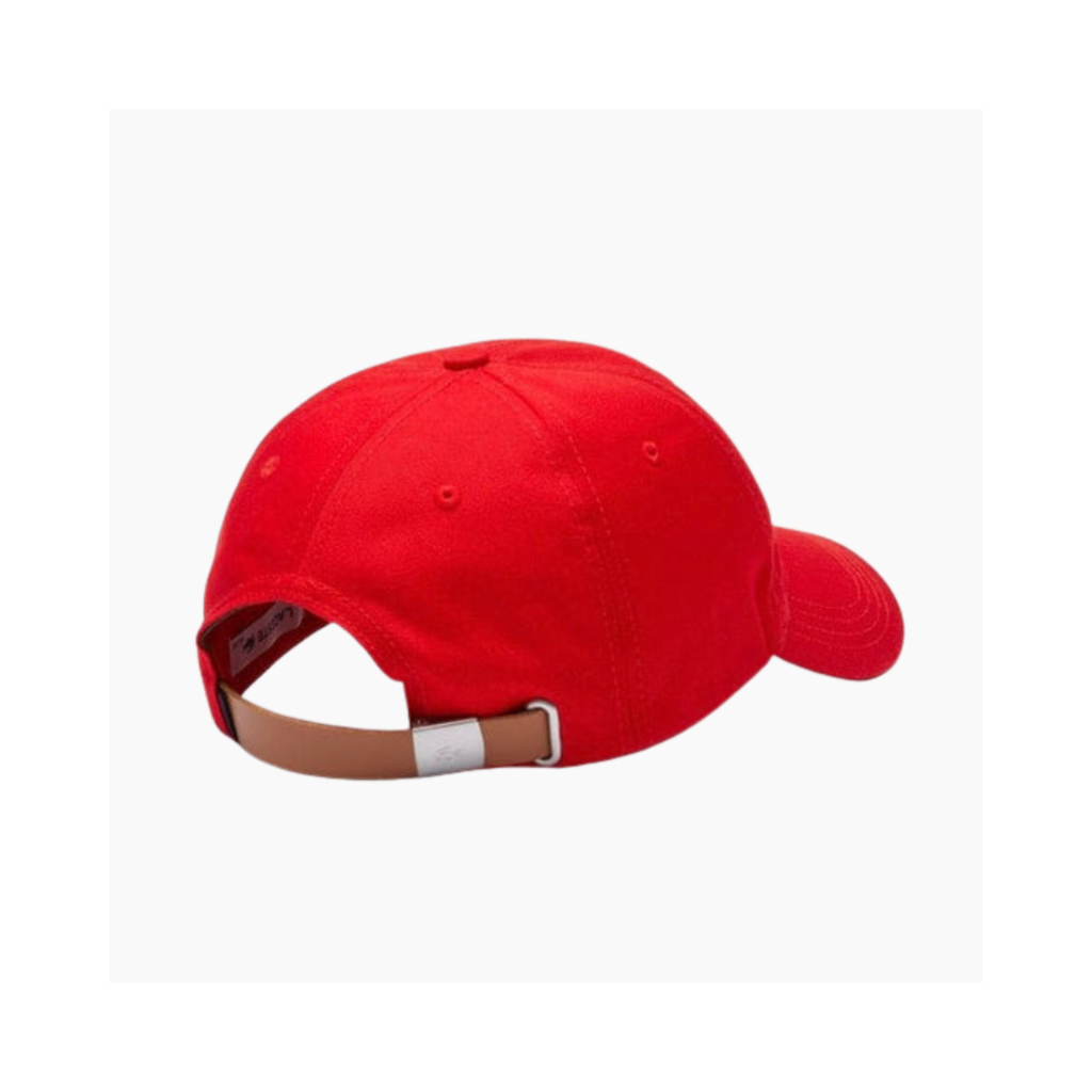 GORRA LACOSTE CORREA DE CUERO