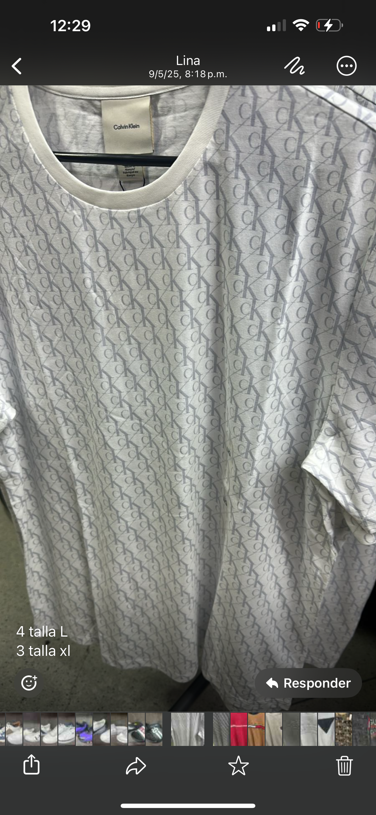 CAMISETA CK 003